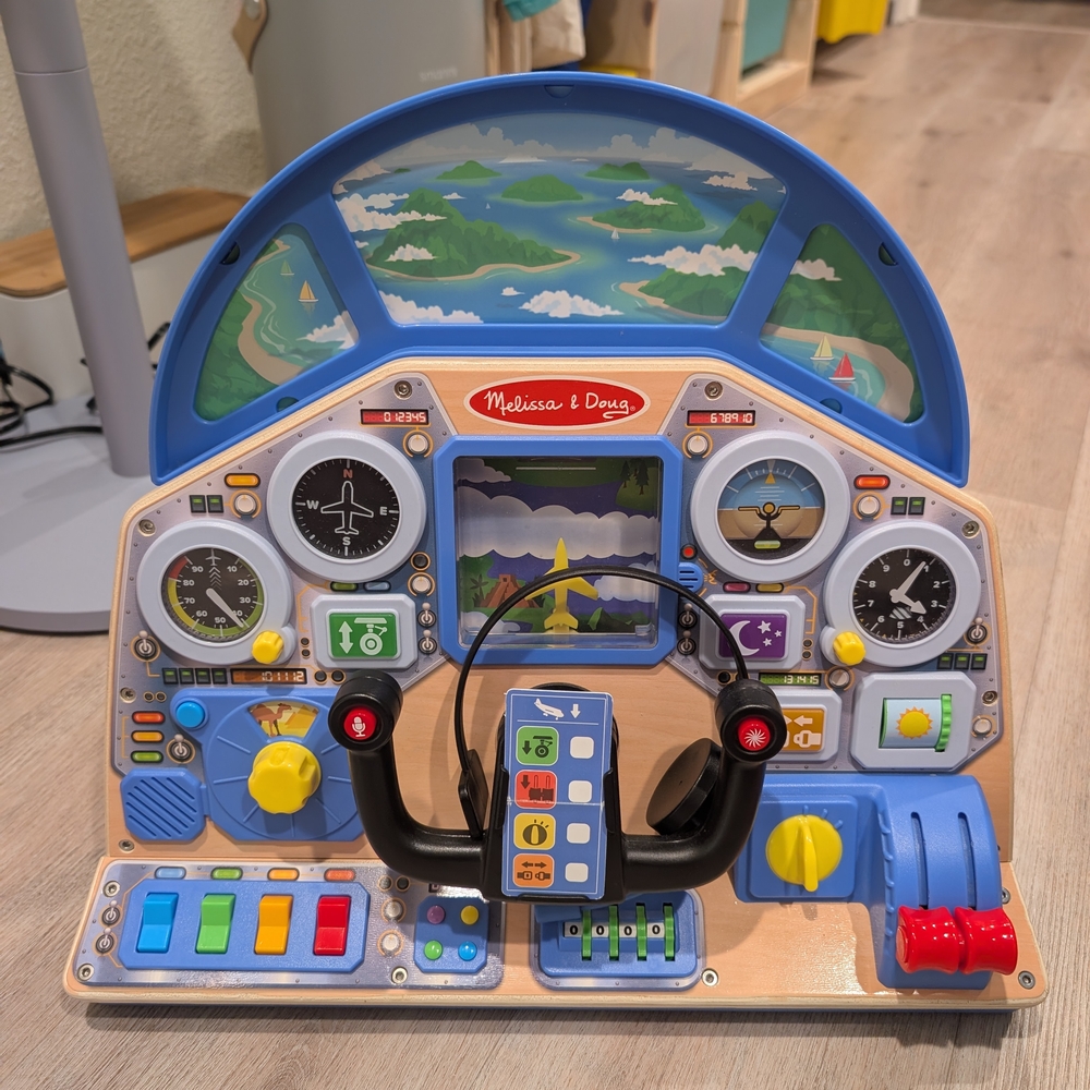 Melissa & Doug Blue Flight Simulator Toy